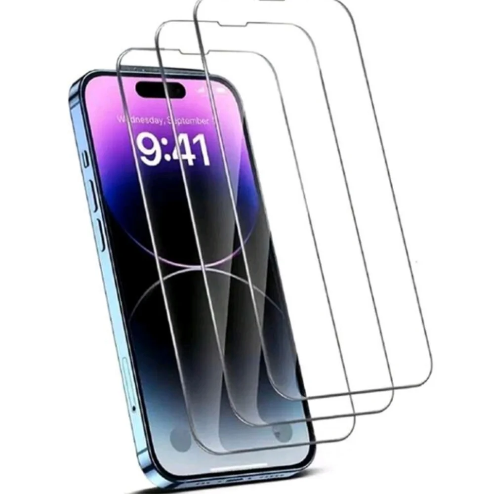 iphone 14 Pro Max PhoneCase Luxury Heart Decor/ with FREE 3pcs Screen Protector